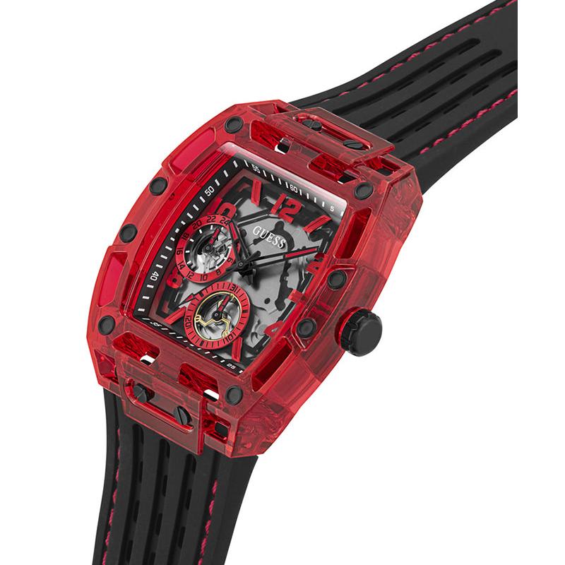 Montre chronographe Guess rouge