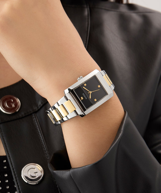 GUESS Montre analogique bicolore argentée pour femme
27 mm