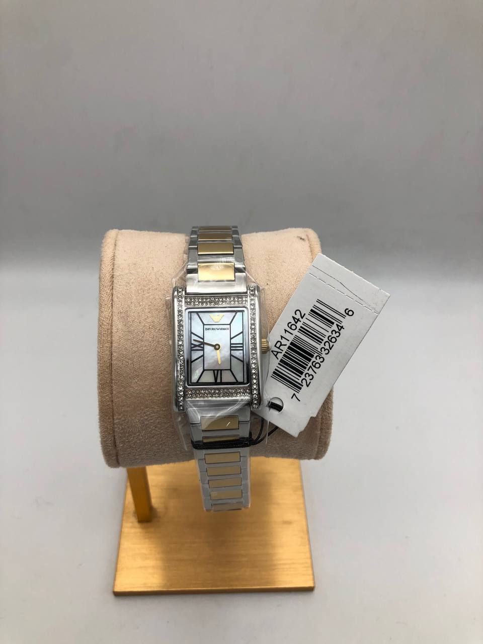 Armani Two-tone stainless steel two-hand watch