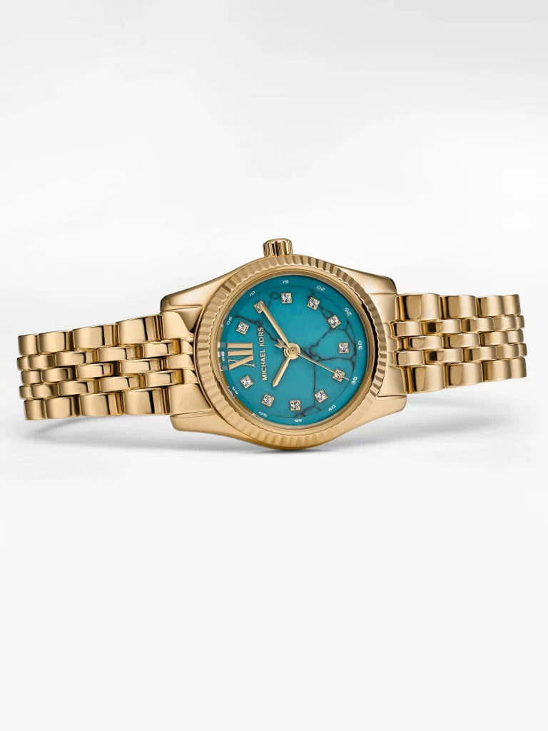 Montre Michael Kors femme Petite Lexington Pavé Or, MK4813