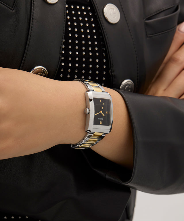 GUESS Montre analogique bicolore argentée pour femme
27 mm