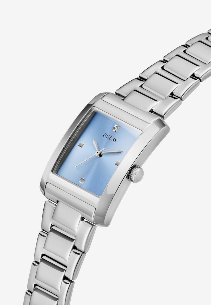 Montre analogique Guess de couleur argentée