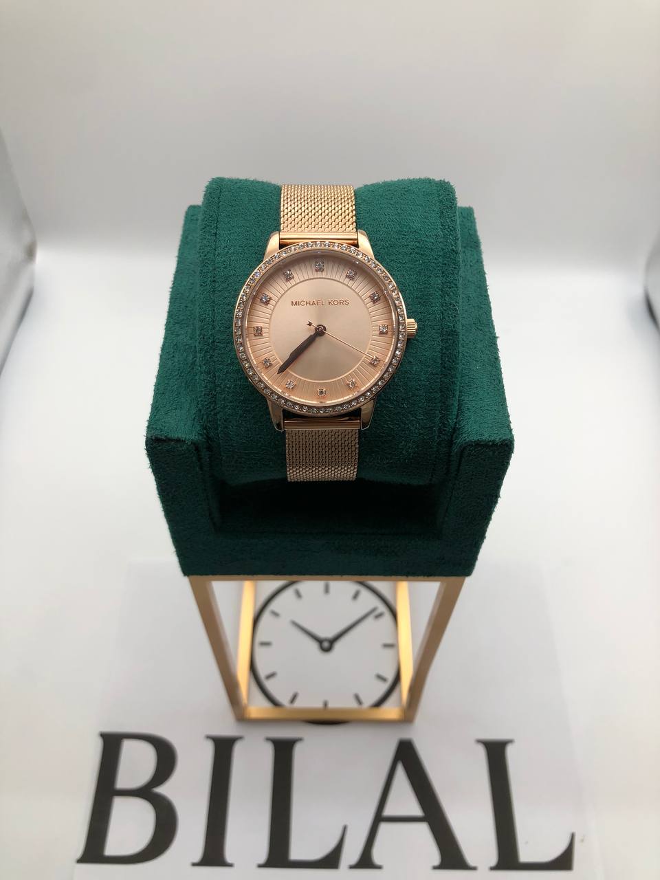 Montre Michael Kors Slim Runway pour femme en acier inoxydable doré de 36 mm