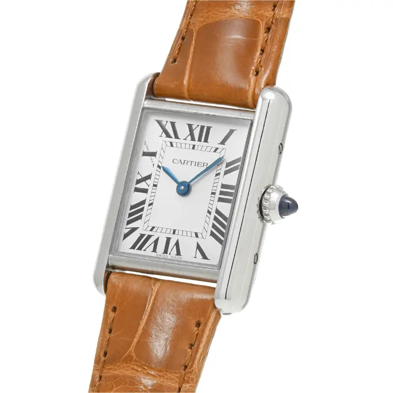 Cartier Tank Must – Argent bracelet marron