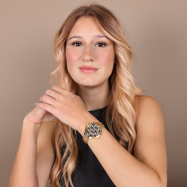 Michael Kors Slim Runway Montre pour femme dorée      MK4659