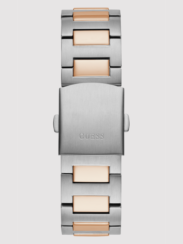 Montre multifonction GÛESS pour homme, couleur canon de fusil