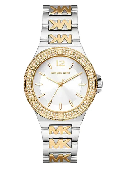 Montre MK Lennox à logo bicolore et pavé