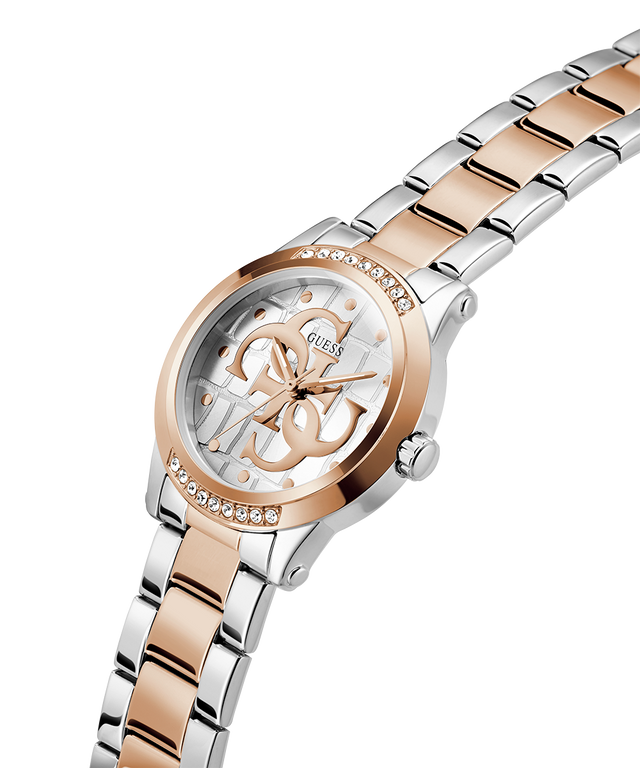 Montre analogique GUESS pour femme bicolore 36 mm