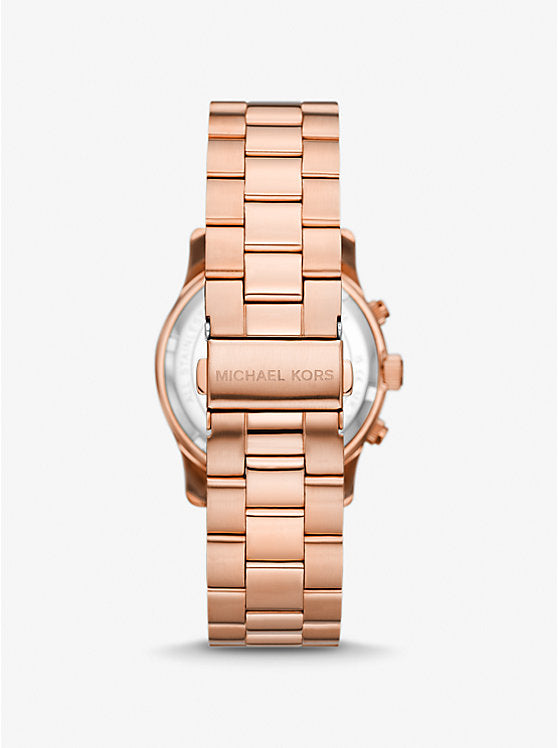 MK Montre Runway, ton or rose