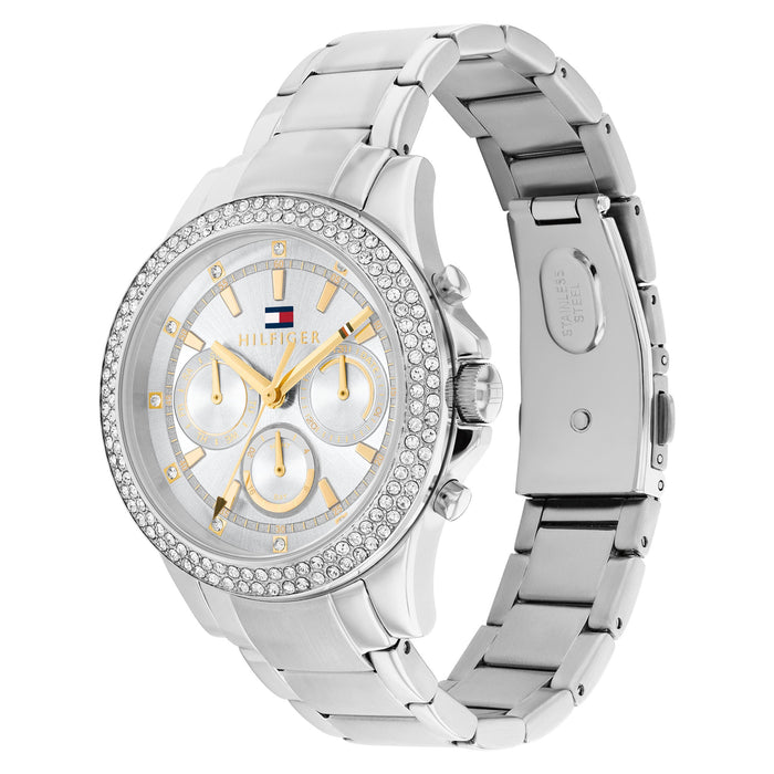 Tommy Hilfiger Women's Silver-Tone Multifunction Watch - 1782677