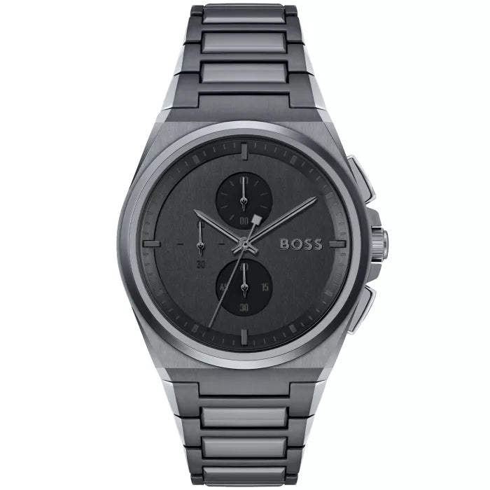 Chronographe Hugo Boss Steer gris
