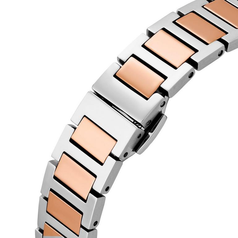 Montre Femme Emporio Armani en Acier Inoxydable et Cristaux Rose Doré, 32 mm