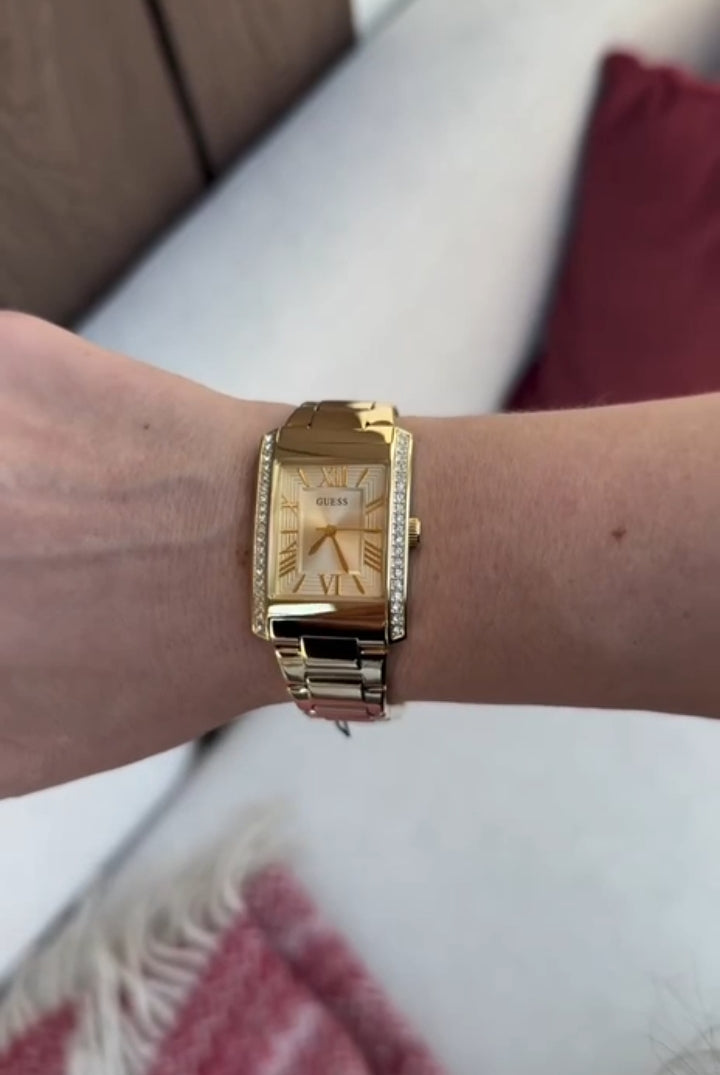 Guess Women's Analogue Watch with Crystals 27mm