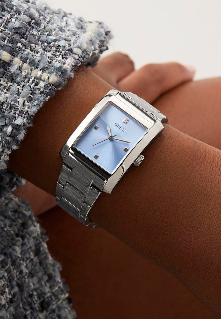 Montre analogique Guess de couleur argentée