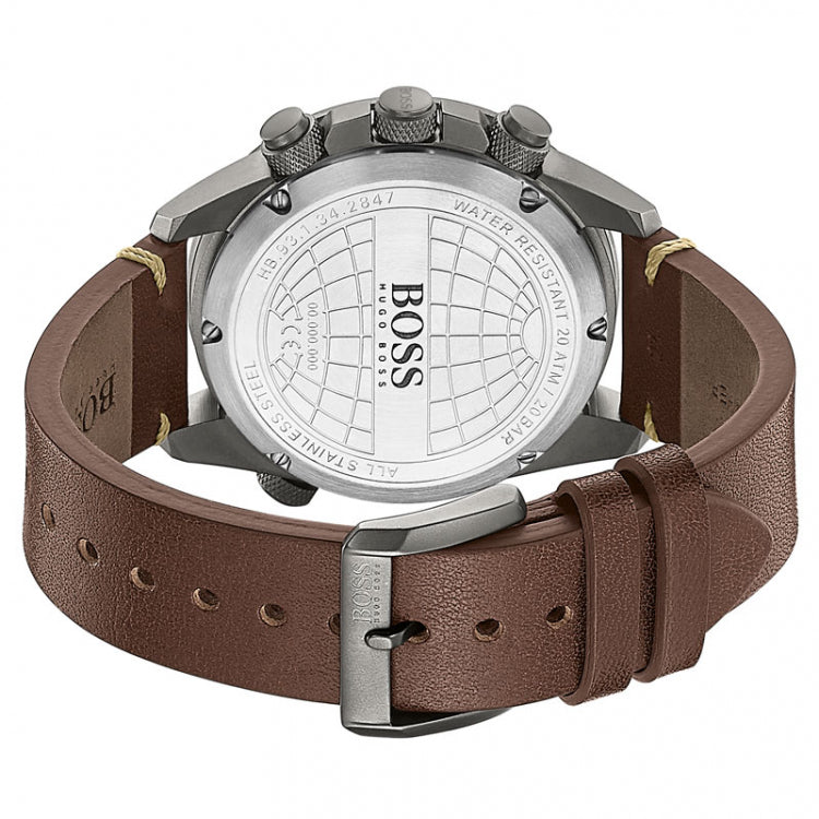 Montre BOSS pour homme Nomad en cuir, 1513773