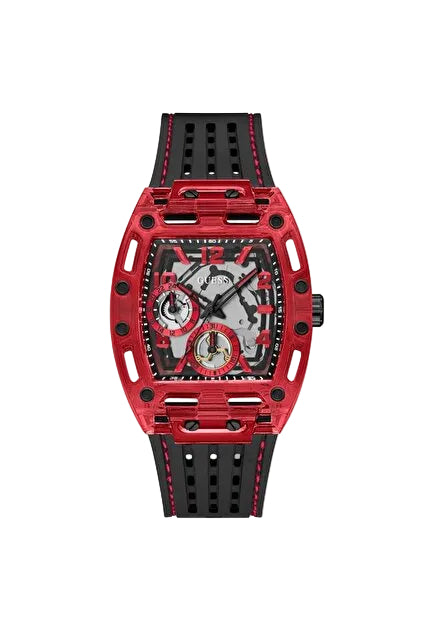 Montre chronographe Guess rouge