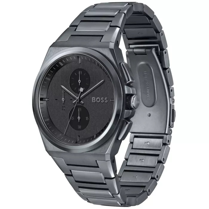 Chronographe Hugo Boss Steer gris