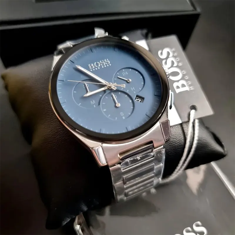 Montre Homme Quartz Hugo Boss Peak Cadran Bleu - 1513763